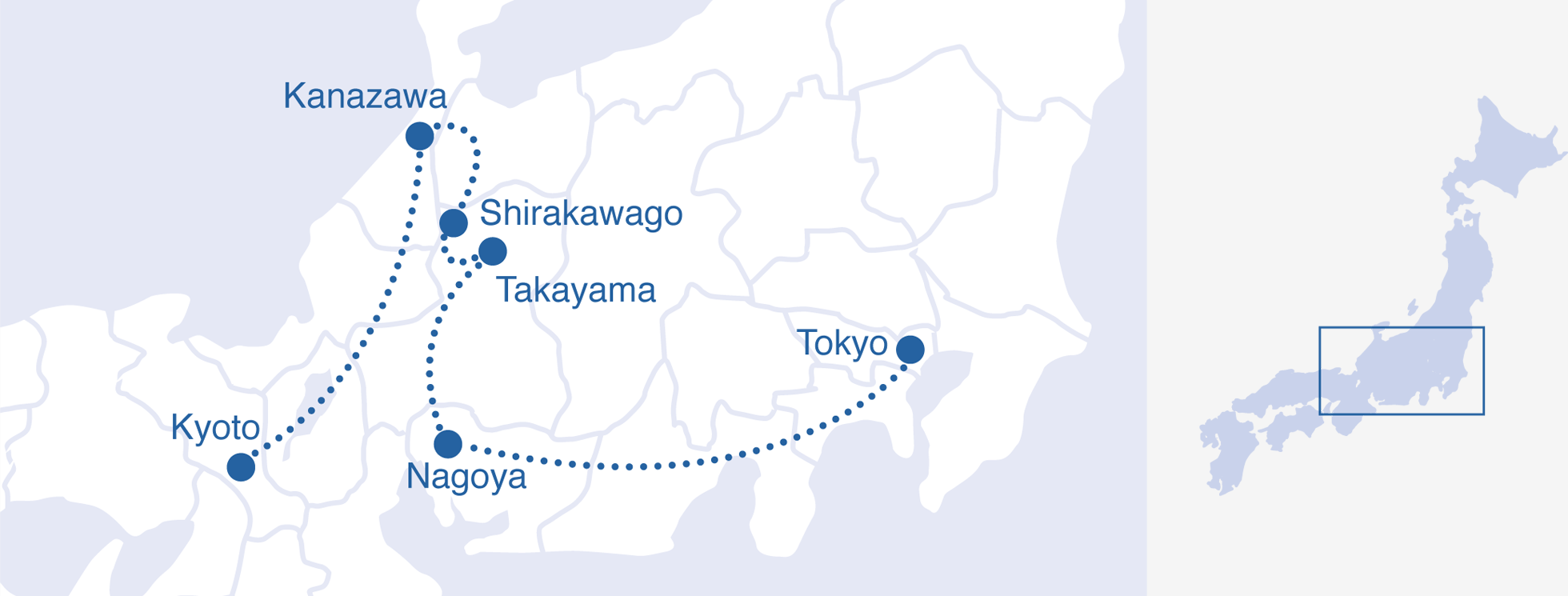 DMC Japan 6 Day Takayama Shirakawago And Kanazawa Tour